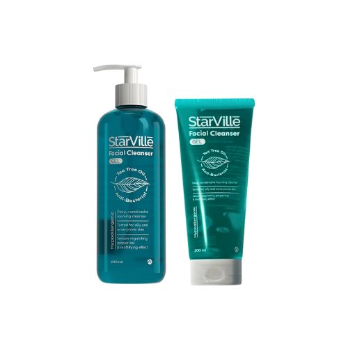 ستار فيل غسول جل للوجه اخضر 400 مل+ستار فيل غسول جل للوجه اخضر 100 مل عرض